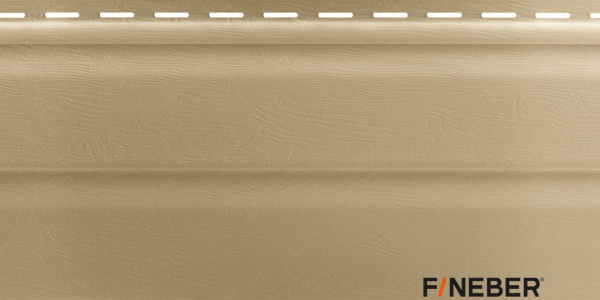Сайдинг Fineber профиля Standart коллекции Classic color (0.205х3.66м) (Бежевый)
