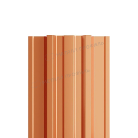 Штакетник металлический МП TRAPEZE-T 16,5х118 (AGNETA-20-Copper\Copper-0.5)